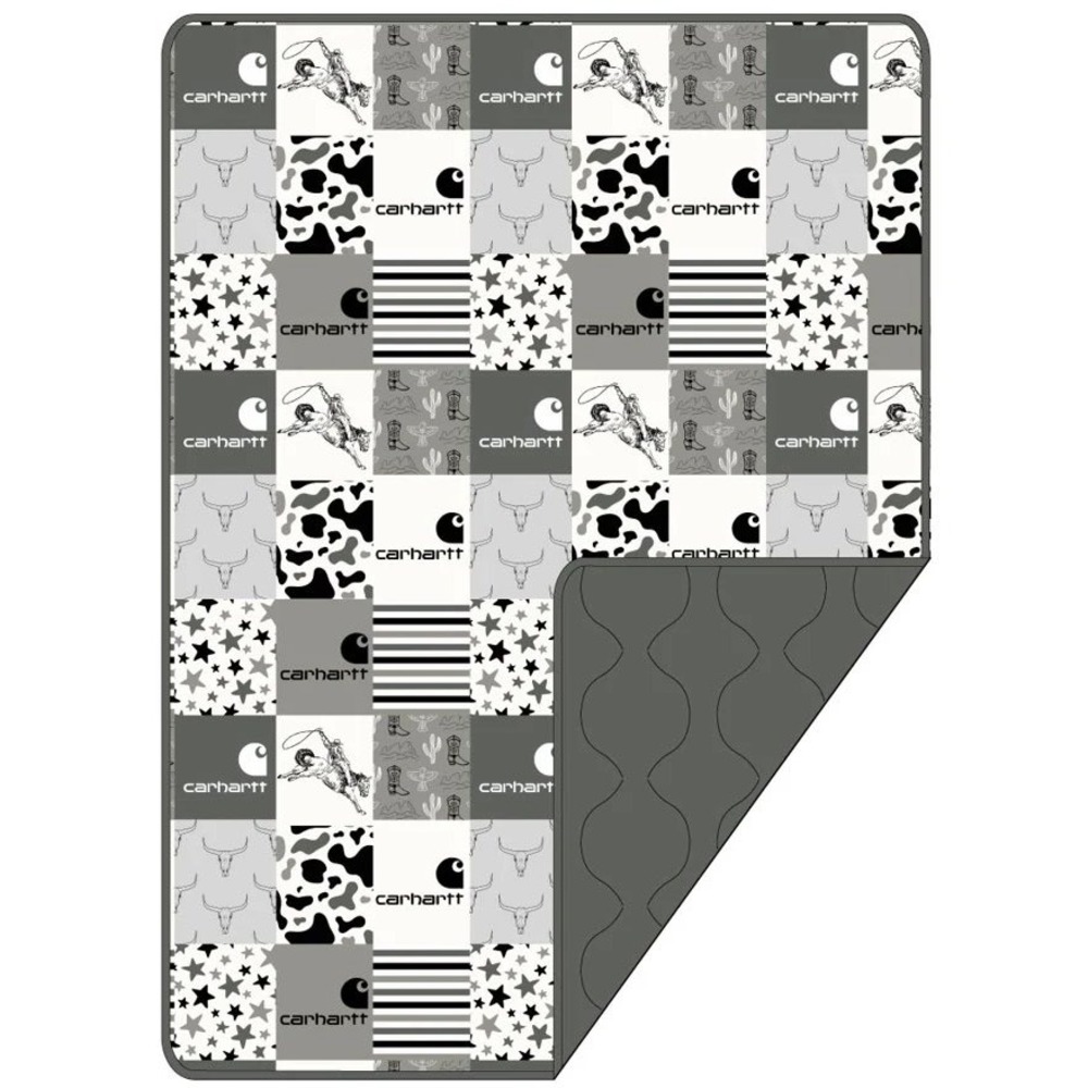 High Society Bamboo Grey Carhartt Quilted Bamboo Toddler Blanket 40x60